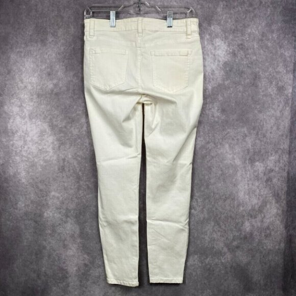 Buffalo David Bitton Aubrey Jeans Women's 8/29 White Mid Rise Super Soft Ankle - Picture 3 of 15